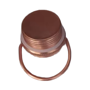 Martillo ecológico desechable de cobre puro de 950ml personalizado, diseño hecho a mano, acabado pulido brillante, gimnasio, actividades al aire libre - Product Image 3