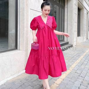 ชุดเดรสลำลองคุณภาพสูงสำหรับฤดูร้อนซักได้ในถุงโพลีจากเวียดนาม - Product Image 3