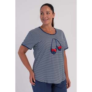 Conjunto de Pantalón y Camiseta KADIN P.SUPREM XXL con Cuello Redondo y Manga Corta - INDIGO - INDIGO - Product Image 2