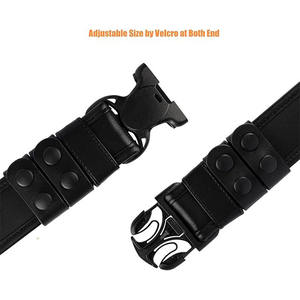 Cinturón Táctico de Alta Calidad 2026, Cuero Vacuno Puro, Diseño Personalizado con Logotipo, Hebilla Ajustable, Cinturón de Trabajo - Product Image 5