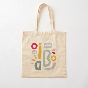 Vente en gros de sacs à provisions en toile de coton écologiques personnalisés réutilisables avec motif de lettres et logo imprimé pour le stockage des cosmétiques - Product Image 5