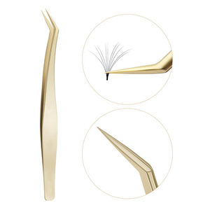 แหนบถอนขนตาแบบใหม่แหนบสแตนเลสไฟเบอร์ปลายขนตาคิ้วความงามใช้แหนบ - Product Image 6