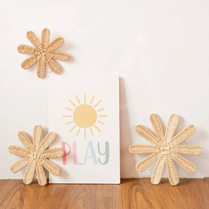 Juego colgante de pared de ratán hecho a mano para decoración de fiesta, artículos de decoración más vendidos, eventos de suministros para cumpleaños, bodas - Product Image 6