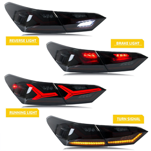 Lámpara de luces traseras LED HOSI con luz de maletero para Toyota Camry 8 <span class=keywords><strong>th</strong></span> 2018-2023 luces traseras con lámpara de paso accesorios de coche - Product Image 4