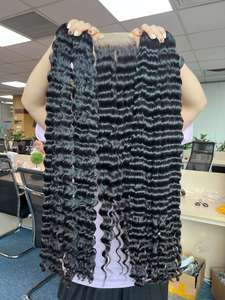 ผมต่อจากผมมนุษย์แบบลอนลึกแบบหลวมผมต่อทำจากหนังสังเคราะห์ที่เป็นเส้นผมแบบเวียดนาม - Product Image 3