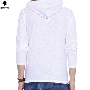 เสื้อฮู้ดสวมหัวของผู้ชายผ้าฝ้ายโพลีเอสเตอร์ผ้า100% น้ำหนักเบาดีไซน์ตามต้องการสำหรับฤดูหนาว - Product Image 6