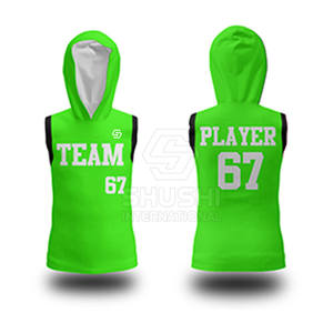 Sudadera con capucha sin mangas para hombre 7on7 Flag Football-Top deportivo de rendimiento transpirable y de secado rápido con logotipo personalizado de talla grande - Product Image 6