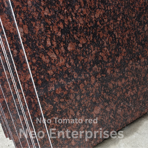 Granit poli rouge néo tomate de qualité supérieure avec finition brillante pour revêtements de sol et comptoirs muraux - Product Image 1