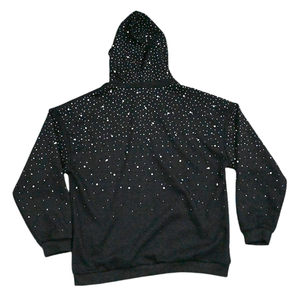 เสื้อกันหนาวมีฮู้ดแบบสวมหัวผ้าคอตตอนสีดำเสื้อสเวตเตอร์แบบสวมหัวเสื้อ100% แบบสวมหัวมีฮู้ดเสื้อตัวบนสำหรับผู้ชาย - Product Image 2