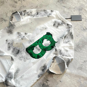 T-shirts de sport pour hommes CUBA SPORTS, 100% coton, 250 g/m², surdimensionnés, col rond long, lettres, logo personnalisé, sérigraphie, ample - Product Image 3