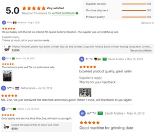 שקדים מקדמיה אגוזי קשיו אגוזים טחינה יצרנית שחיקה תירס סויה תירס חלב מכונת טחינה שקדים - Product Image 6