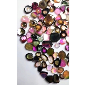 128 Pcs Naturel Bio Couleur Tourmaline 5mm à 14mm Taille Libre Pierre Brute 114 Cts Lot Iroc Ventes Tourmaline Pierres Précieuses En Vrac Rugueux - Product Image 2