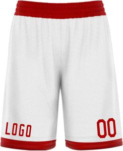 Pantalones cortos de baloncesto transpirables de alta calidad de talla grande impreso práctica de gimnasio para actividades al aire libre tela de poliéster de secado rápido Bsci - Product Image 5