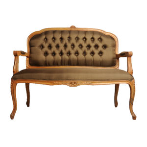 Silla de sofá de madera de Estilo Vintage para muebles de sala de estar para el hogar Fabricación de sofás de dos plazas en Indonesia - Product Image 2