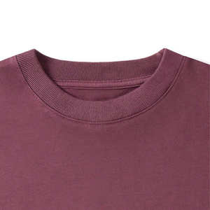 T-shirt pour femme en coton premium, coupe ajustée 3D, col mandarin, confortable, anti-UV, tendance, prêt à porter au quotidien, 200g, épaules tombantes - Product Image 4