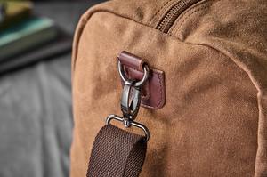 Sac de sport en cuir personnalisé pour lui Groomsman cadeau fermeture éclair pochette à chaussures de vol à la mode pour la fête des pères Christmas-LCRG-0048 - Product Image 2