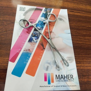 Éponge tenant une pince à pansement Meilleure qualité en acier inoxydable Prix compétitif Instruments chirurgicaux certifiés CE Mahersi - Product Image 2