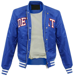 Bomber de sport léger avec logo personnalisé en usine Baseball Letterman Jacket Varsity Jacket pour hommes - Product Image 5