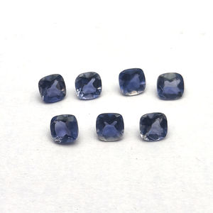 Haute qualité 5x5mm naturel Iolite coussin Triangle coupe 0.47CTS haut fabricant exportateur en vrac bleu Iolite haut-IROC ventes - Product Image 1