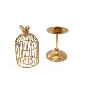 กรงสัตว์เลี้ยงลายนกตกแต่งบ้านในเทศกาลของขวัญตกแต่งบ้านในราคาโรงงาน - Product Image 1