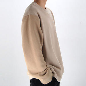 Sudadera con capucha de lana polar de color liso para hombre, sudadera en blanco con impresión Digital para la temporada de otoño - Product Image 2