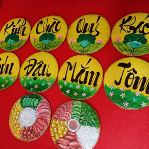 Plateau en bambou fait main pour une table écologique - Product Image 1