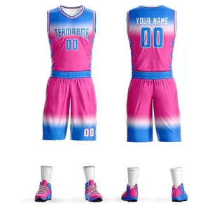 Conjunto de Uniforme de Baloncesto Sublimado Personalizado de Alta Calidad Premium 100% Poliéster Transpirable Reversible para Adultos - Product Image 2