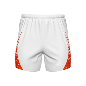 Meilleure vente Short de rugby en tissu extensible de couleur blanche conception de sublimation d'entraînement pour vêtements de sport d'équipe adultes bon marché - Product Image 1