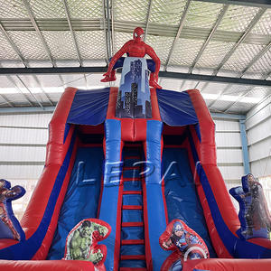 Toboggan gonflable commercial Spider Man Jeux de plein air Hupfburg les plus populaires Dmuchaniec pour les locations de fêtes - Product Image 6