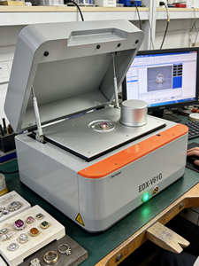 실험실 장비 탁상형 진공 분광계 EDX-V61G XRF 보석 분석기 보석 테스터 사파이어 루비 에메랄드 탄자나이트 테스터 - Product Image 1