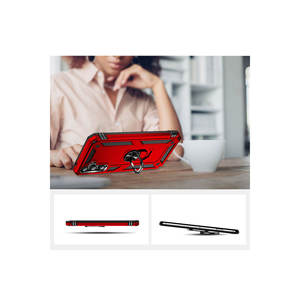 Coque de protection en silicone premium JoieCreatif série Vega pour Samsung Galaxy A34, motif animé rouge – Étui pour téléphone portable - Product Image 4