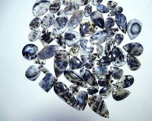 โอปอล dendritic ธรรมชาติคุณภาพสูงอัญมณีหลวมพลอย Cabochon หลวมรูปร่างผสมโอปอล dendritic อัญมณีใช้ทำเครื่องประดับ - Product Image 4