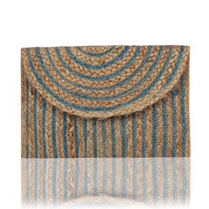 Sac fourre-tout en jute tissé avec poignée, panier de rangement ouvert portable, couleur naturelle, style minimaliste, utilisation toutes saisons - Product Image 4
