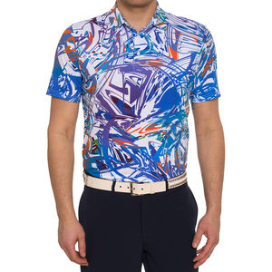 ... Polo de Golf para hombre, top de manga corta con cuello, material transpirable para entrenamiento físico al aire libre y look streetwear - Product Image 6