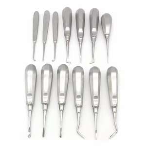 Instruments dentaires, ensemble de 13 pièces d'élévateurs luxateurs pour dents, incluant barres transversales Coupland, Cryer et élévateurs droits, en acier inoxydable - Product Image 3