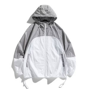 Blouson Bomber Long Unisexe Hiver Coupe-Vent Imperméable Épais à Capuche avec Appliques Teint Uni 100% - Product Image 5