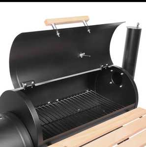 Suministro de la Empresa con el Mejor Precio del Mercado: Parrilla de Acero Moderna para Exteriores con Plancha y Caja Ahumadora - Product Image 3