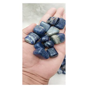 Factory Price Sodalite High Quality Polished Tumbled Stones in wholesale for Meditation Decoration Passion and Success