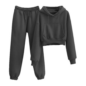 Unisex tracksuit with same <b>pant</b> and hoodie 100% cotton breathable fabric - Product Image 6