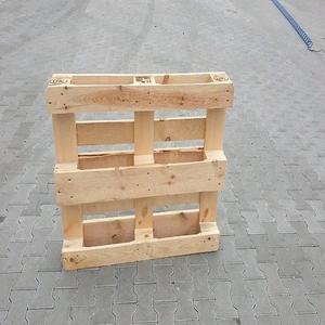 Nouvelles palettes industrielles en plastique en bois d'occasion du fournisseur de palettes européennes de haute qualité Conception simple face à entrée bidirectionnelle pour la logistique - Product Image 2