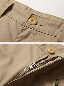 Pantalon cargo décontracté pour hommes marque personnalisée pantalon de jogging léger taille haute confortable 6 poches cordon de serrage vente en gros - Product Image 6