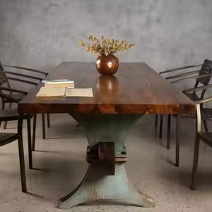 Mobilier moderne intérieur/extérieur pour bureau à domicile Coiffeuse en fer pour le salon Salle à manger École Hôpital Vente en gros Fabricant - Product Image 1