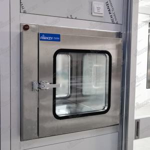 Caja de Paso para Cuarto Limpio con Interbloqueo Mecánico y Puertas Dobles de Acero Inoxidable para Áreas Clasificadas ISO - Product Image 1
