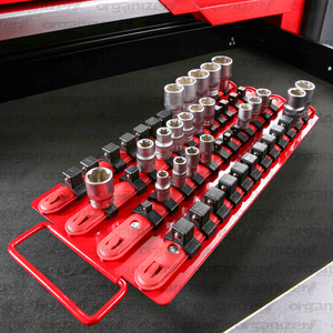 Taiwan Merk 48Pc Fixable Quick Mounting Socket Tool Rack Uitstekende Kwaliteit Eenvoudig Te Dragen Gereedschap Opslag - Product Image 2