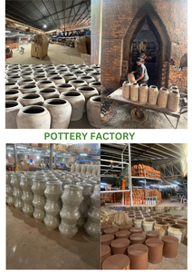 Ventes en gros de pots et jardinières en terre cuite sculptés à la main de style européen écologiques pour la décoration de la maison et du jardin - Product Image 5