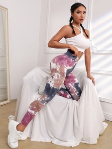 Leggings de yoga taille haute pour femmes, pantalons de fitness et d'entraînement sans couture, polyester extensible, vêtements de sport et de gym en gros - Product Image 6