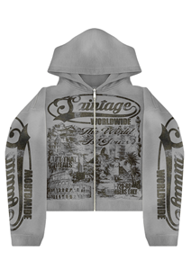 Sweat-shirt personnalisé avec impression de strass |   Sweats à capuche streetwear en gros |   Fabricant de produits de marque privée avec logo personnalisé - Product Image 4