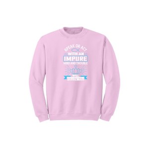 Sweat-shirt en mélange de coton avec des thèmes de bouddha imprimés Style décontracté 12 options de couleur 260-280 Placement de conception personnalisable GSM lourd - Product Image 3