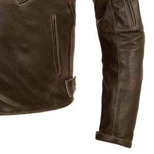 Chaqueta de cuero genuino para hombre de alta calidad, precio al por mayor, chaqueta de cuero para motocicleta de alta calidad - Product Image 6