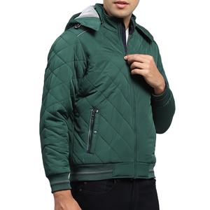 Chaqueta de Invierno Acolchada Premium para Hombre, Diseño Largo y Moderno con Logotipo Frontal y Capucha para Clima Frío 2026 - Product Image 5